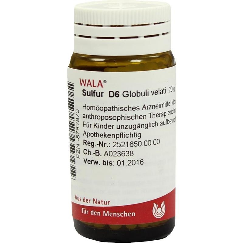 SULFUR D 6 Globuli