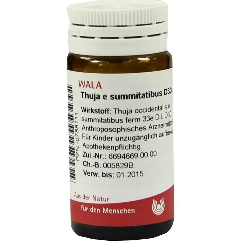 THUJA E SUMMITATIBUS D 30 Globuli
