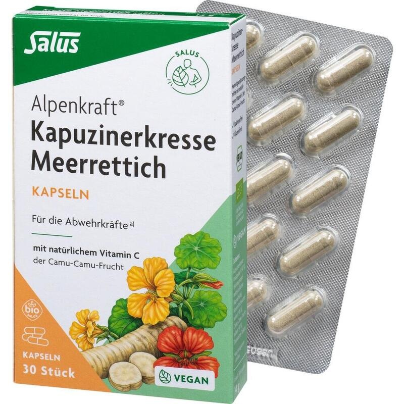 KAPUZINERKRESSE-MEERRETTICH Kapseln Alpenkraft