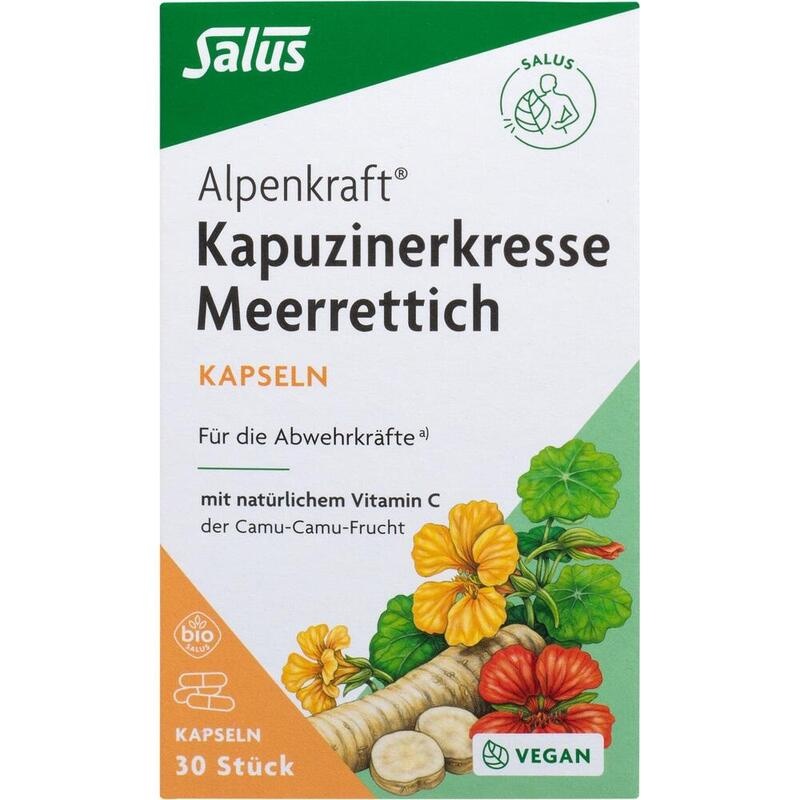 KAPUZINERKRESSE-MEERRETTICH Kapseln Alpenkraft