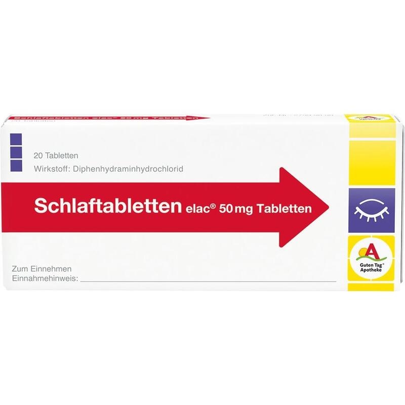 SCHLAFTABLETTEN elac 50 mg