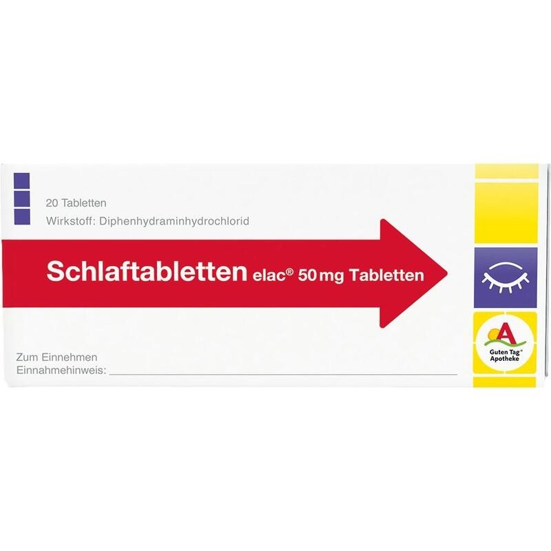 SCHLAFTABLETTEN elac 50 mg
