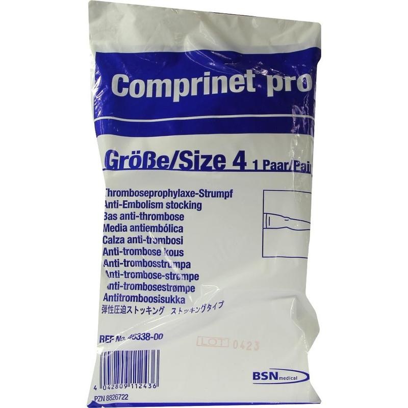 COMPRINET pro Strumpf oberschenk.lang Gr.4 weiß
