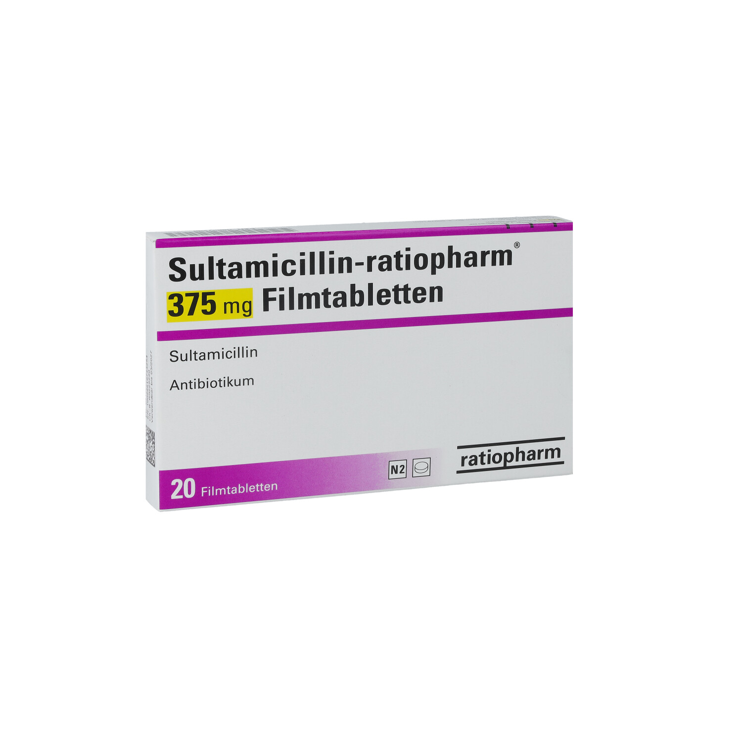 SULTAMICILLIN-ratiopharm 375 mg Filmtabletten