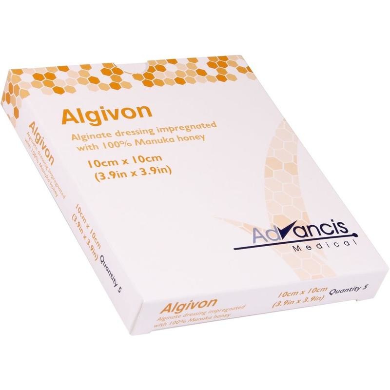 ALGIVON Honig Wundauflage 10x10 cm