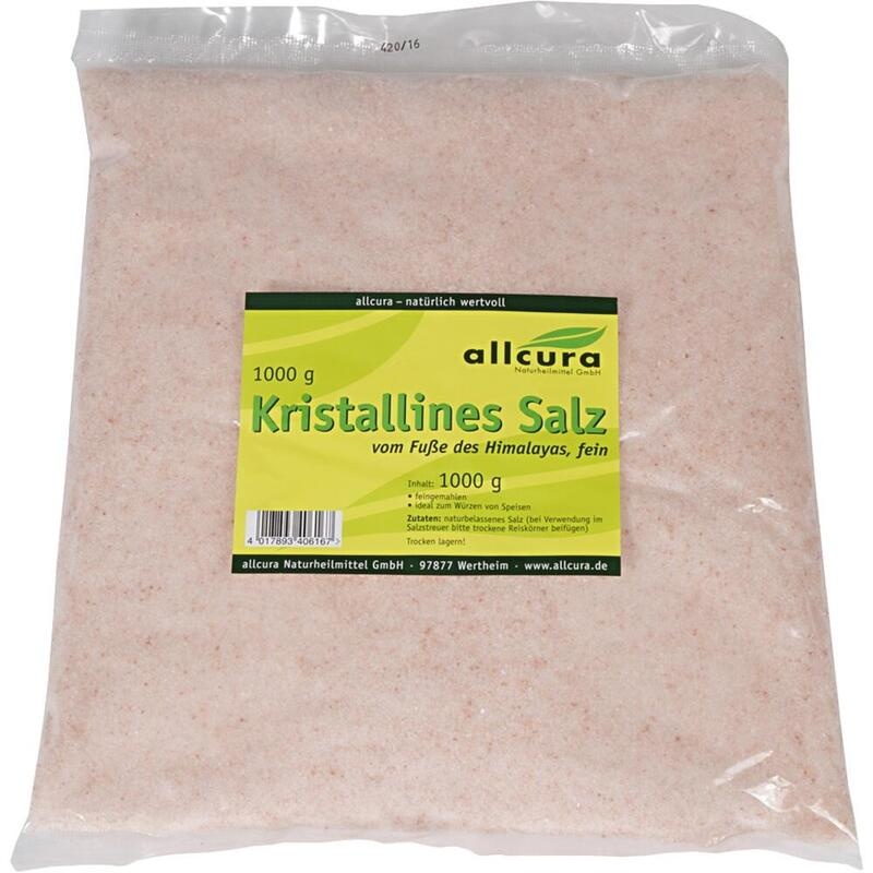 KRISTALLINES Salz v.Fuße d.Himalaya fein gem.