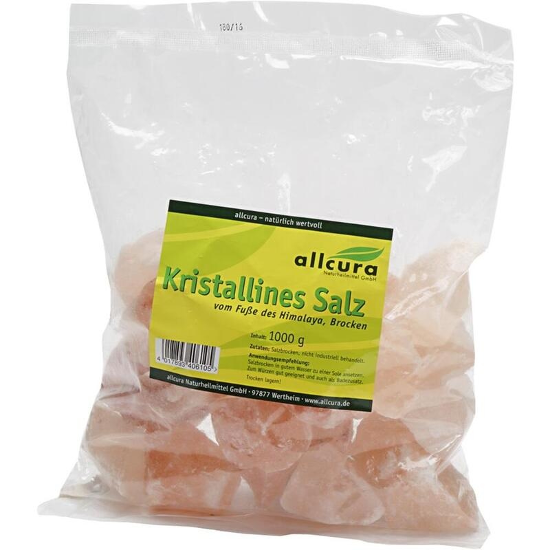 KRISTALLINES Salz v.Fuße d.Himalaya grob