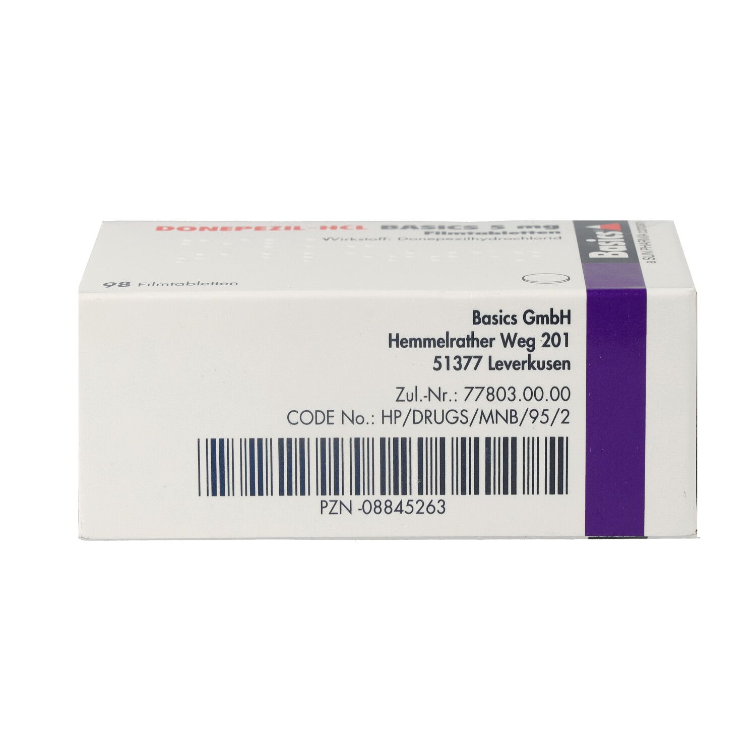 DONEPEZIL-HCL BASICS 5 mg Filmtabletten