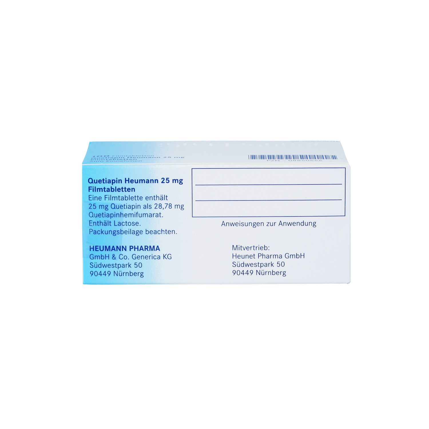 QUETIAPIN Heumann 25 mg Filmtabletten