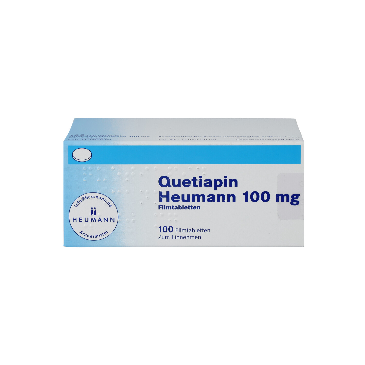 QUETIAPIN Heumann 100 mg Filmtabletten