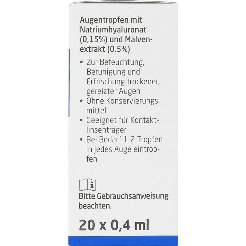 VISIODORON Malva Augentropfen in Einzeldosispipet.