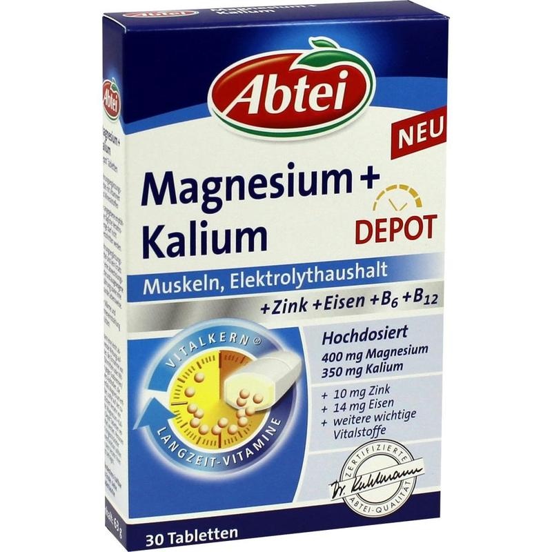 ABTEI Magnesium+Kalium Depot Tabletten