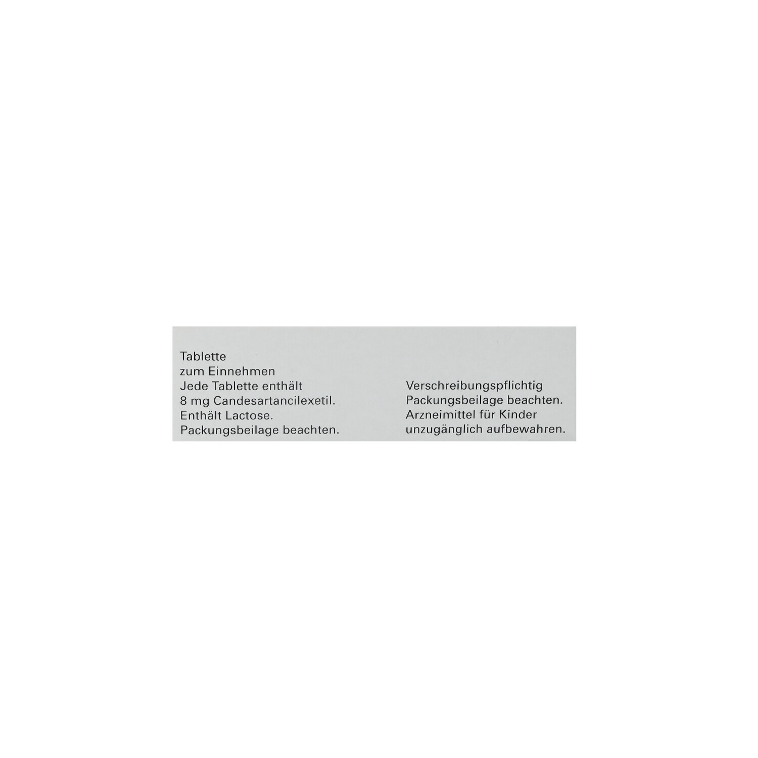 CANDESARTAN-ratiopharm 8 mg Tabletten
