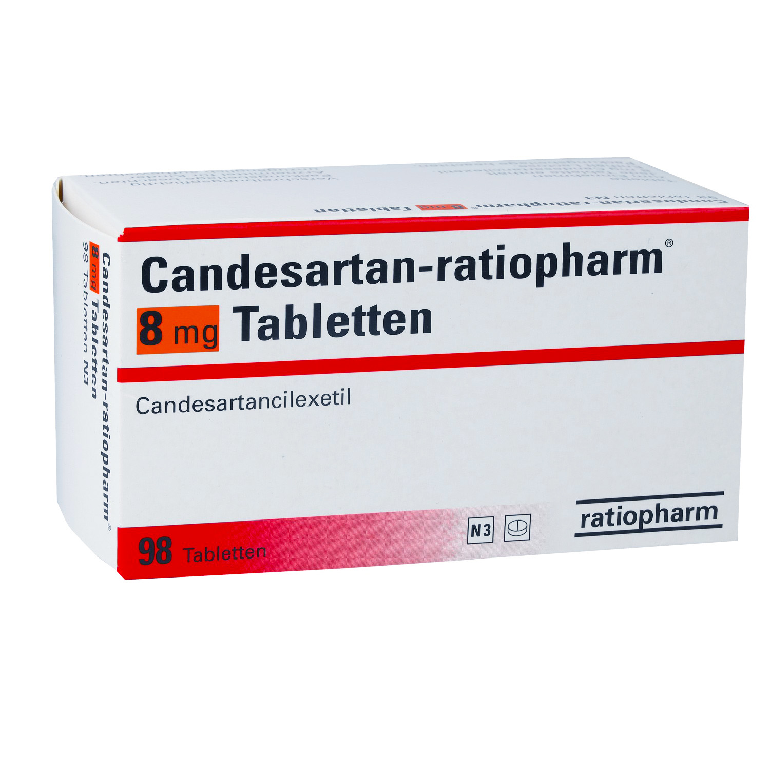 CANDESARTAN-ratiopharm 8 mg Tabletten