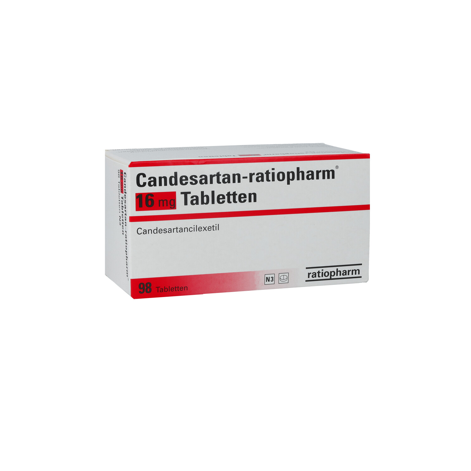 CANDESARTAN-ratiopharm 16 mg Tabletten