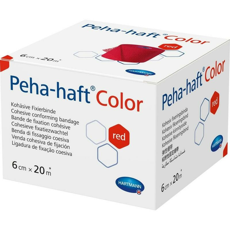 PEHA-HAFT Color Fixierb.latexfrei 6 cmx20 m rot