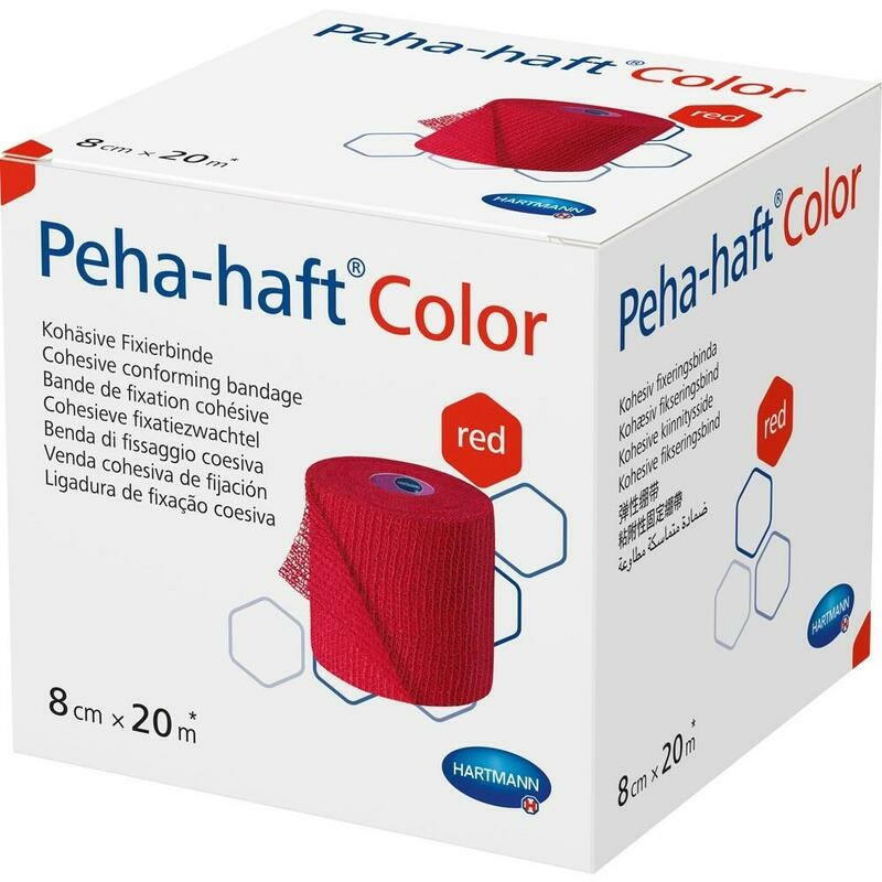 PEHA-HAFT Color Fixierb.latexfrei 8 cmx20 m rot