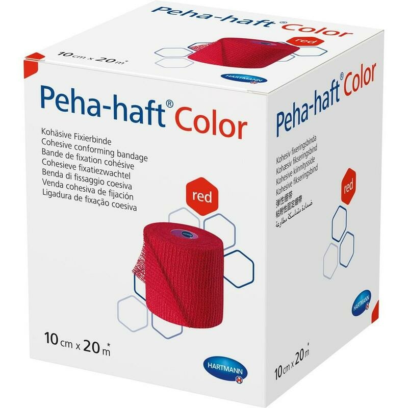 PEHA-HAFT Color Fixierb.latexfrei 10 cmx20 m rot
