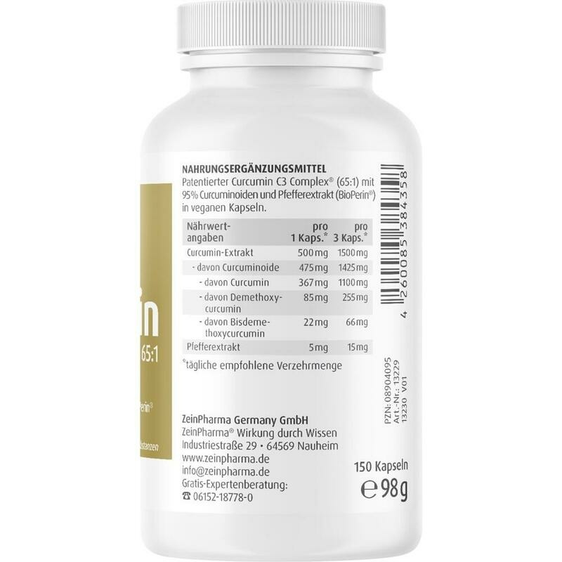 CURCUMIN TRIPLEX 500 mg Kapseln