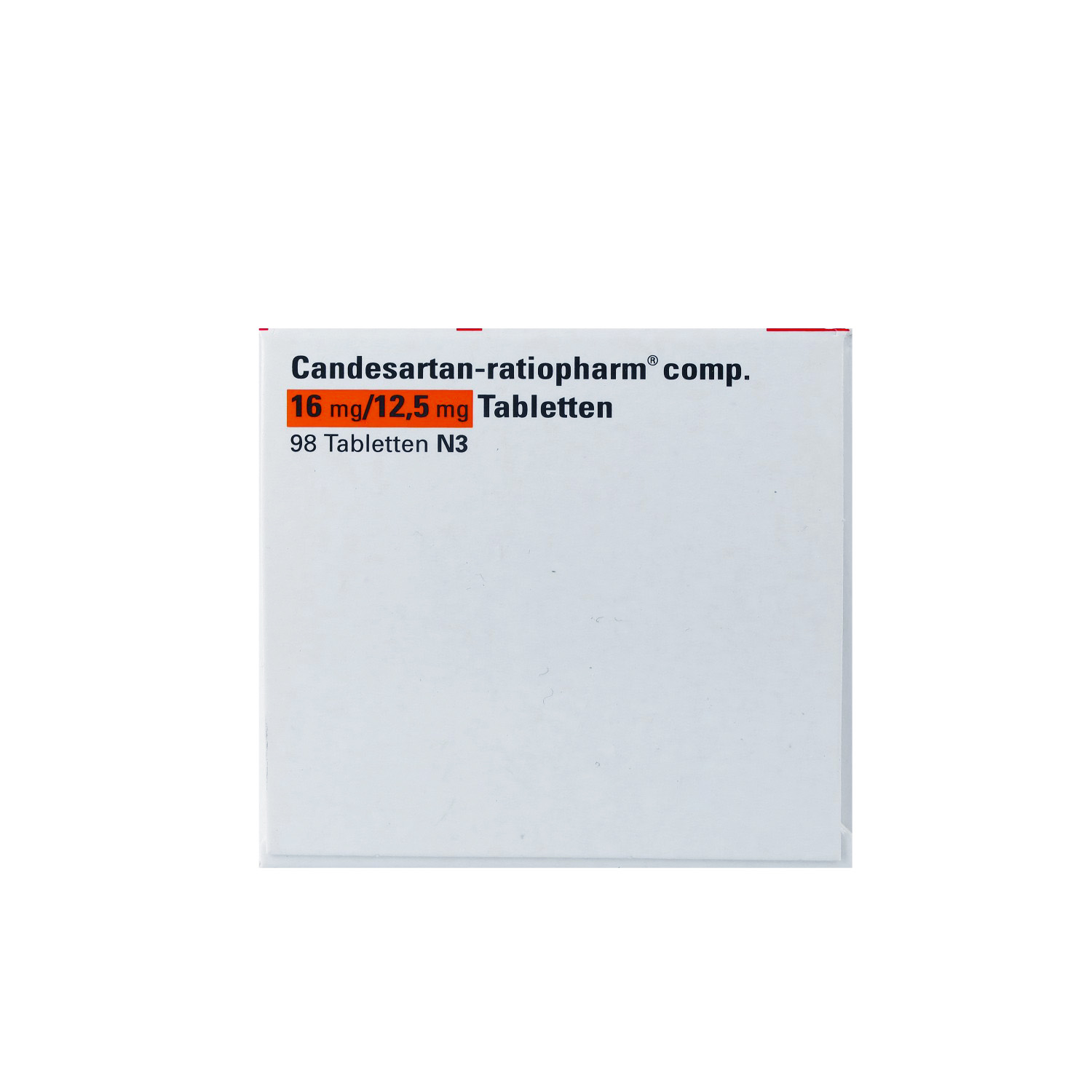 CANDESARTAN-ratiopharm comp. 16 mg/12,5 mg Tabl.