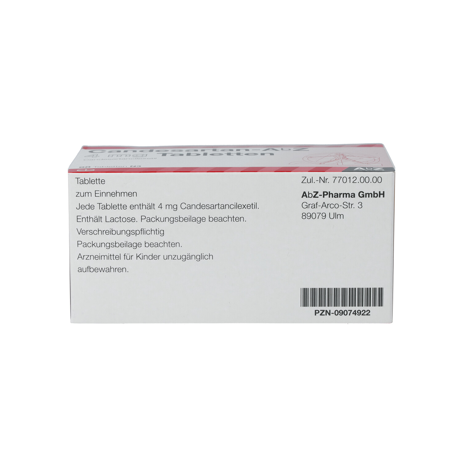 CANDESARTAN AbZ 4 mg Tabletten
