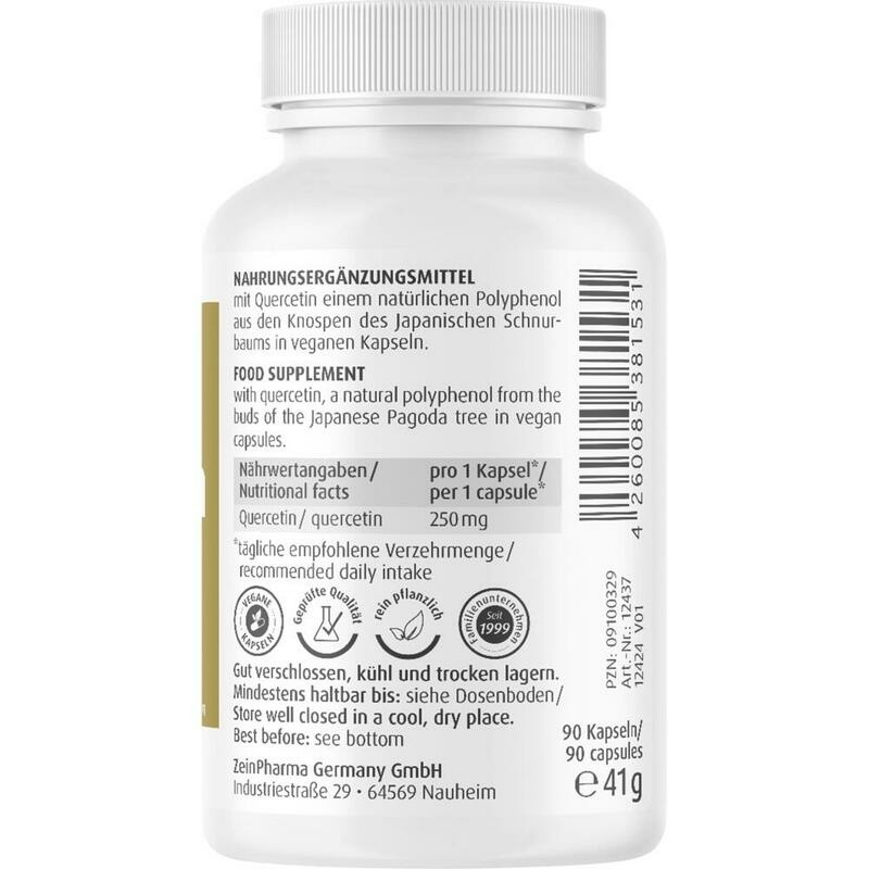 QUERCETIN KAPSELN 250 mg