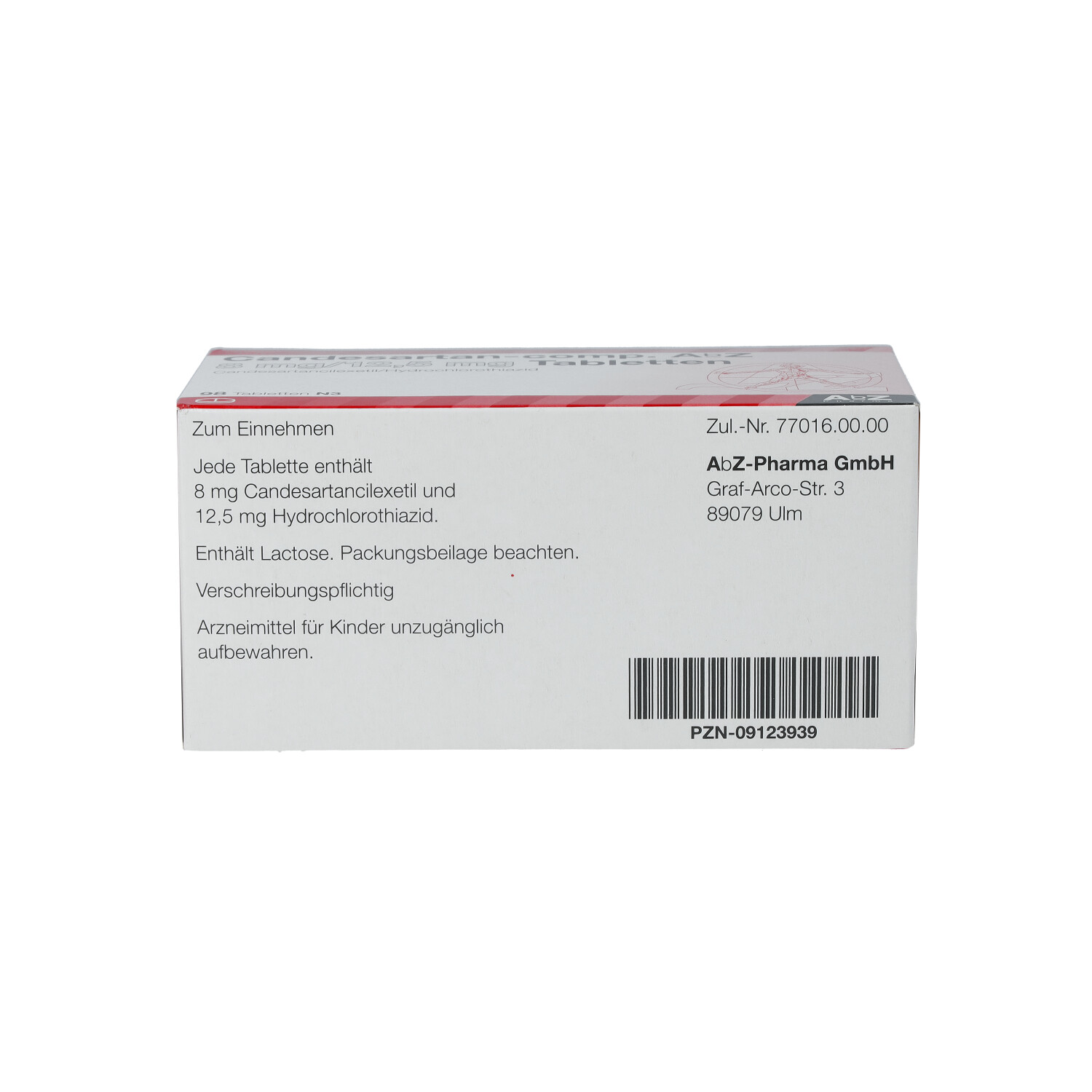 CANDESARTAN AbZ comp. 8 mg/12,5 mg Tabletten