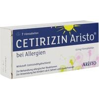 CETIRIZIN Aristo bei Allergien 10 mg Filmtabletten