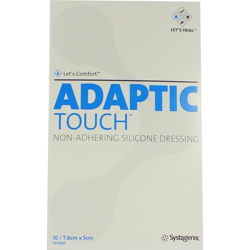 ADAPTIC Touch 5x7,6 cm nichthaft.Sil.Wundauflage