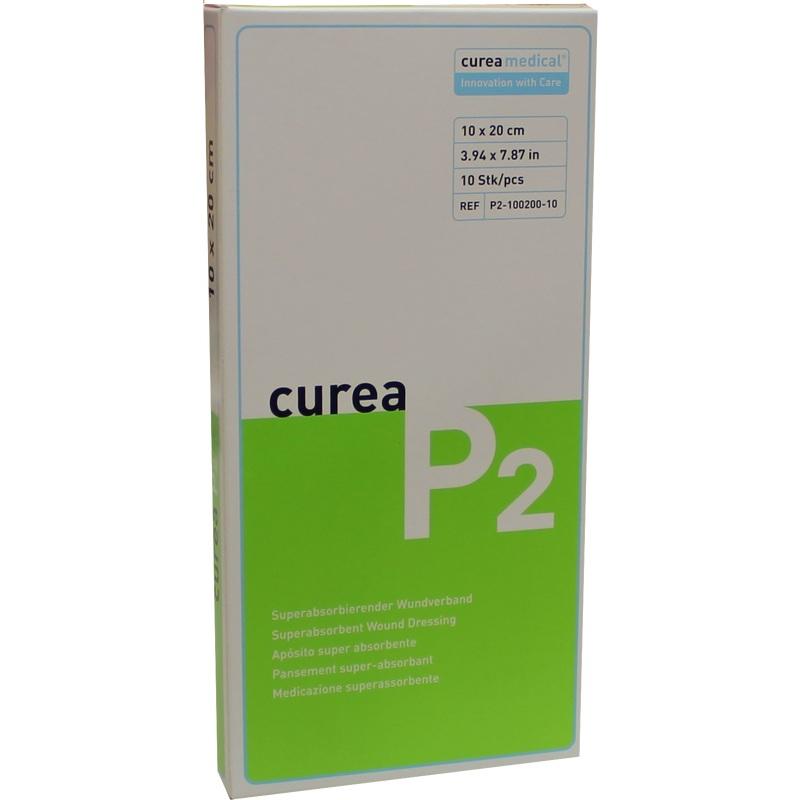 CUREA P2 superabsorb.Wundauflage 10x20 cm