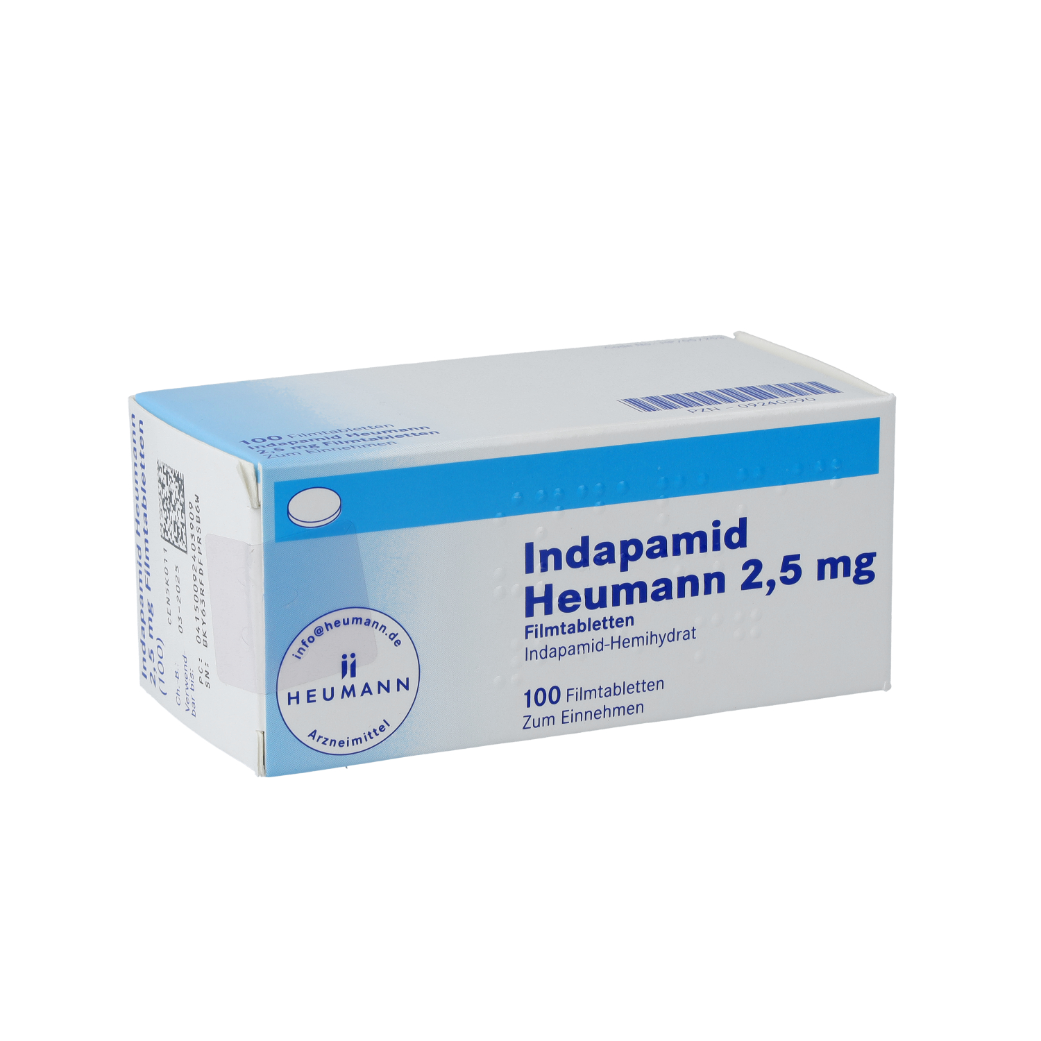 INDAPAMID Heumann 2,5 mg Filmtabletten