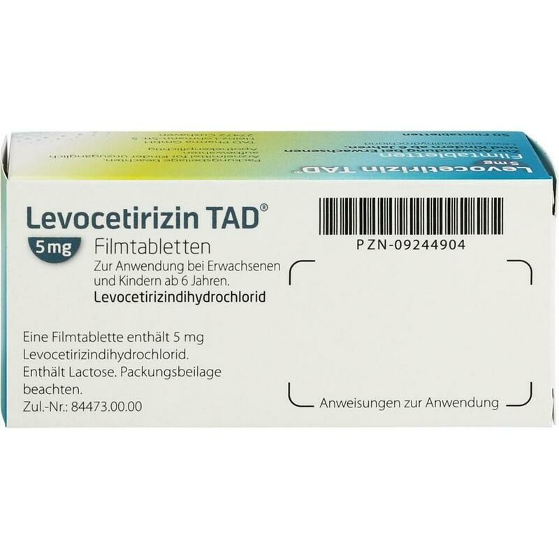 LEVOCETIRIZIN TAD 5 mg Filmtabletten