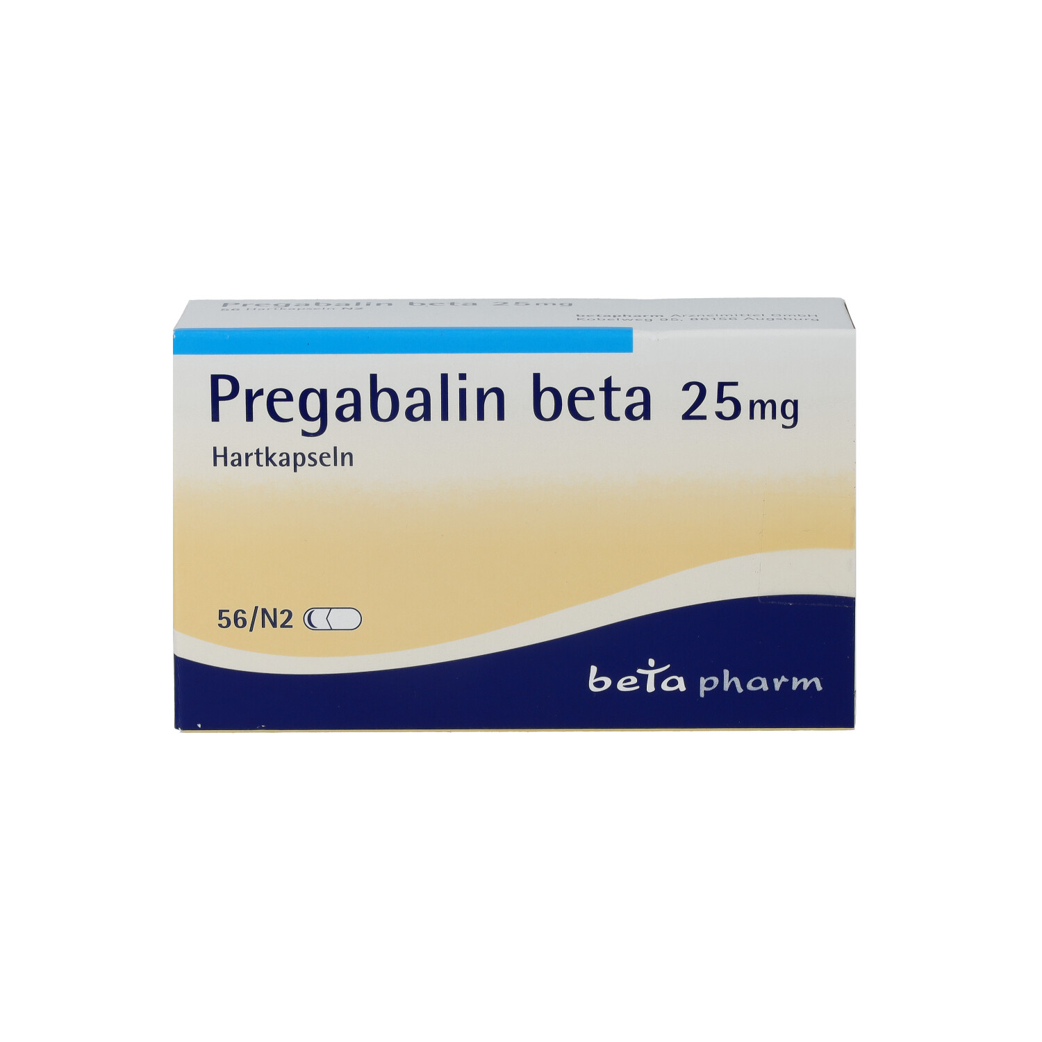 PREGABALIN beta 25 mg Hartkapseln