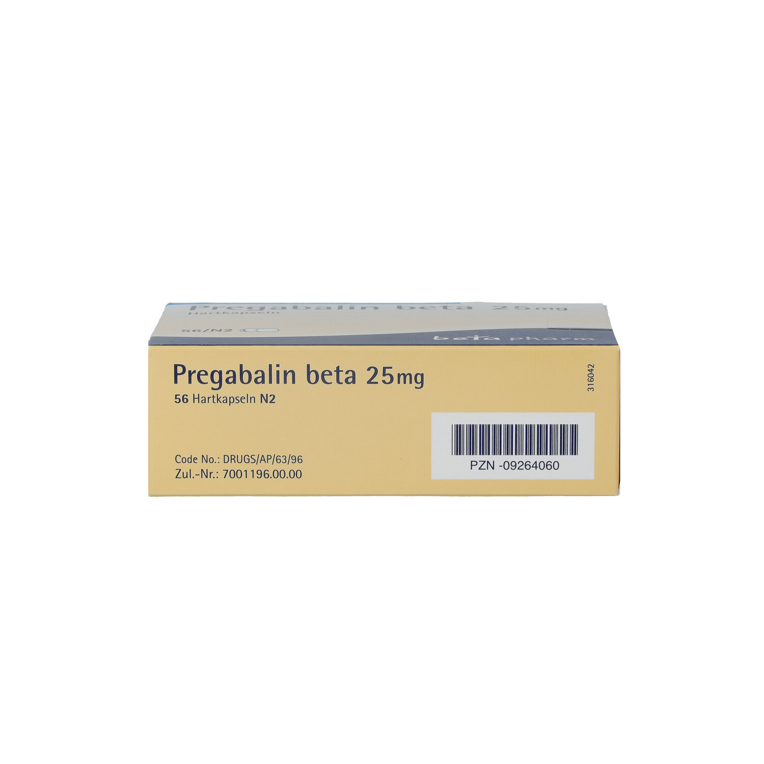 PREGABALIN beta 25 mg Hartkapseln