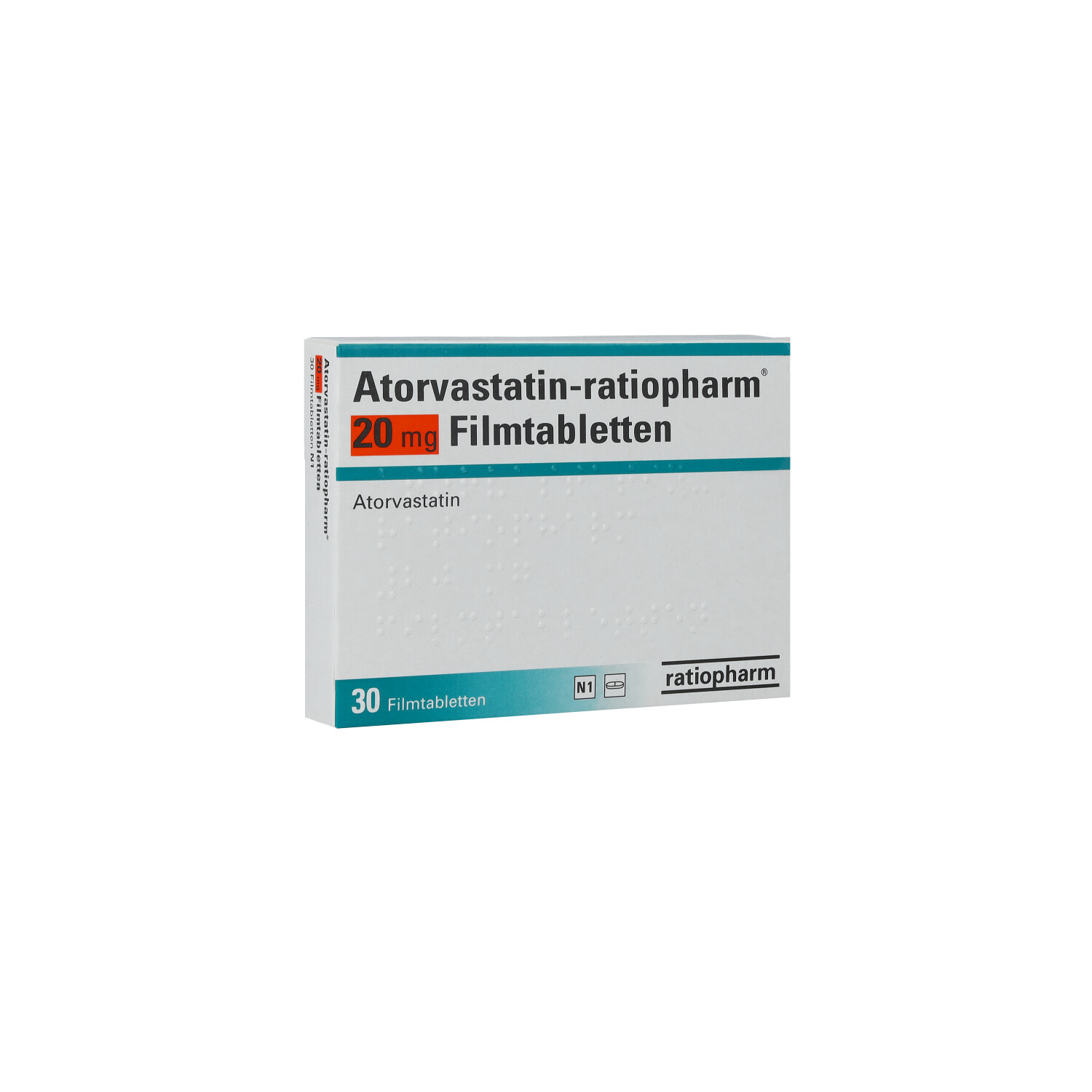 ATORVASTATIN-ratiopharm 20 mg Filmtabletten