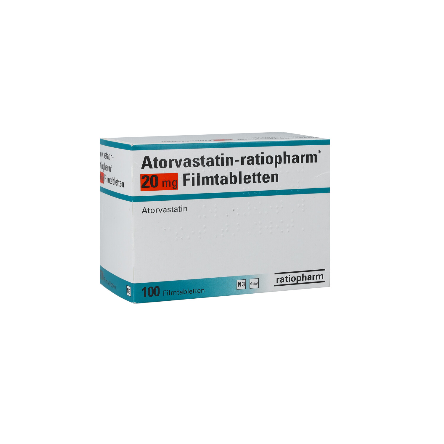 ATORVASTATIN-ratiopharm 20 mg Filmtabletten
