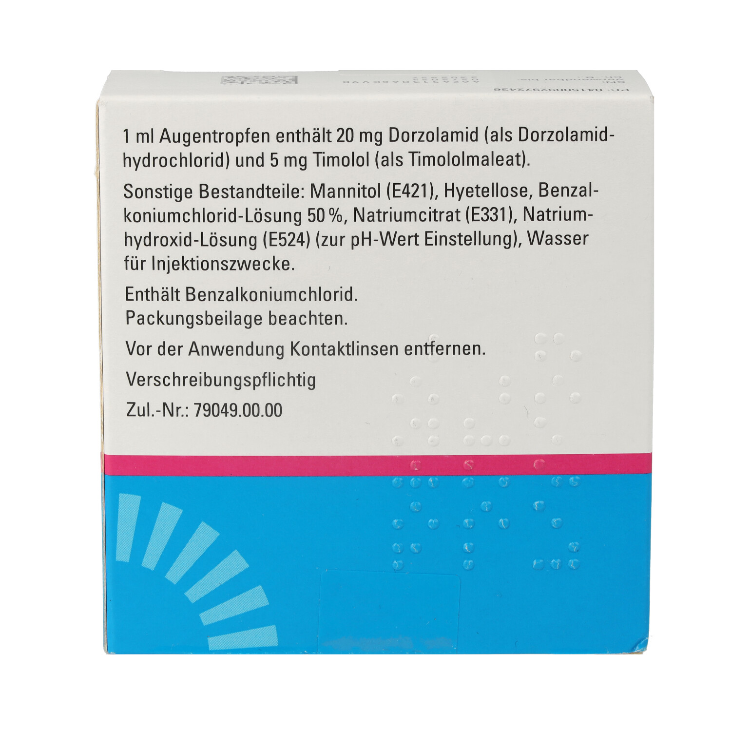 DORZOCOMP-Vision 20 mg/ml + 5 mg/ml Augentropfen