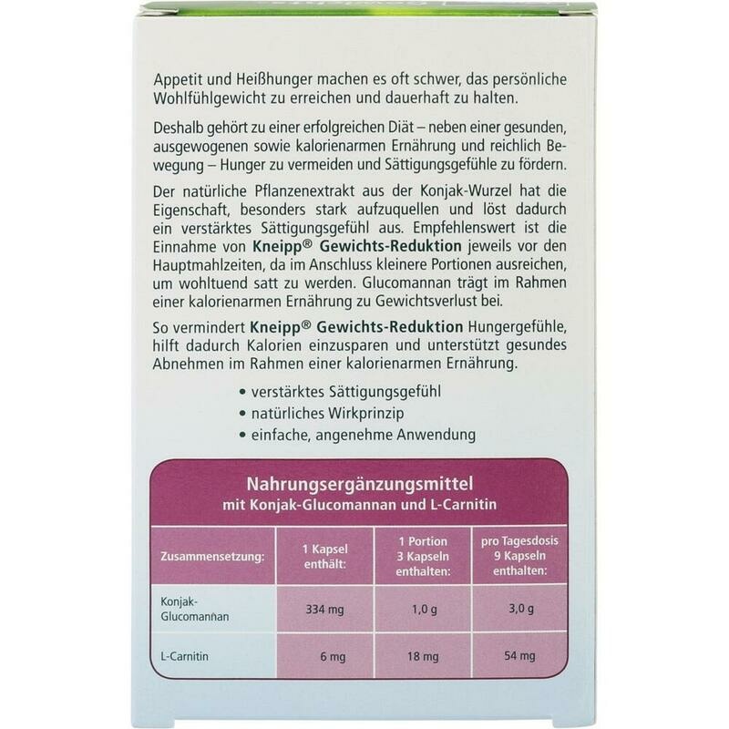 KNEIPP Gewichtsreduktion Kapseln