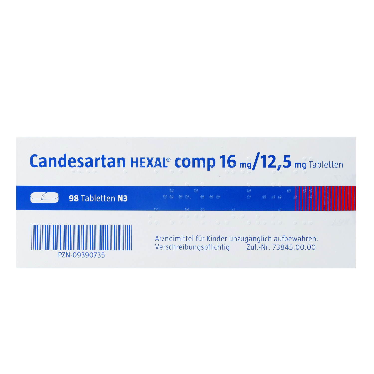 CANDESARTAN HEXAL comp 16 mg/12,5 mg Tabletten