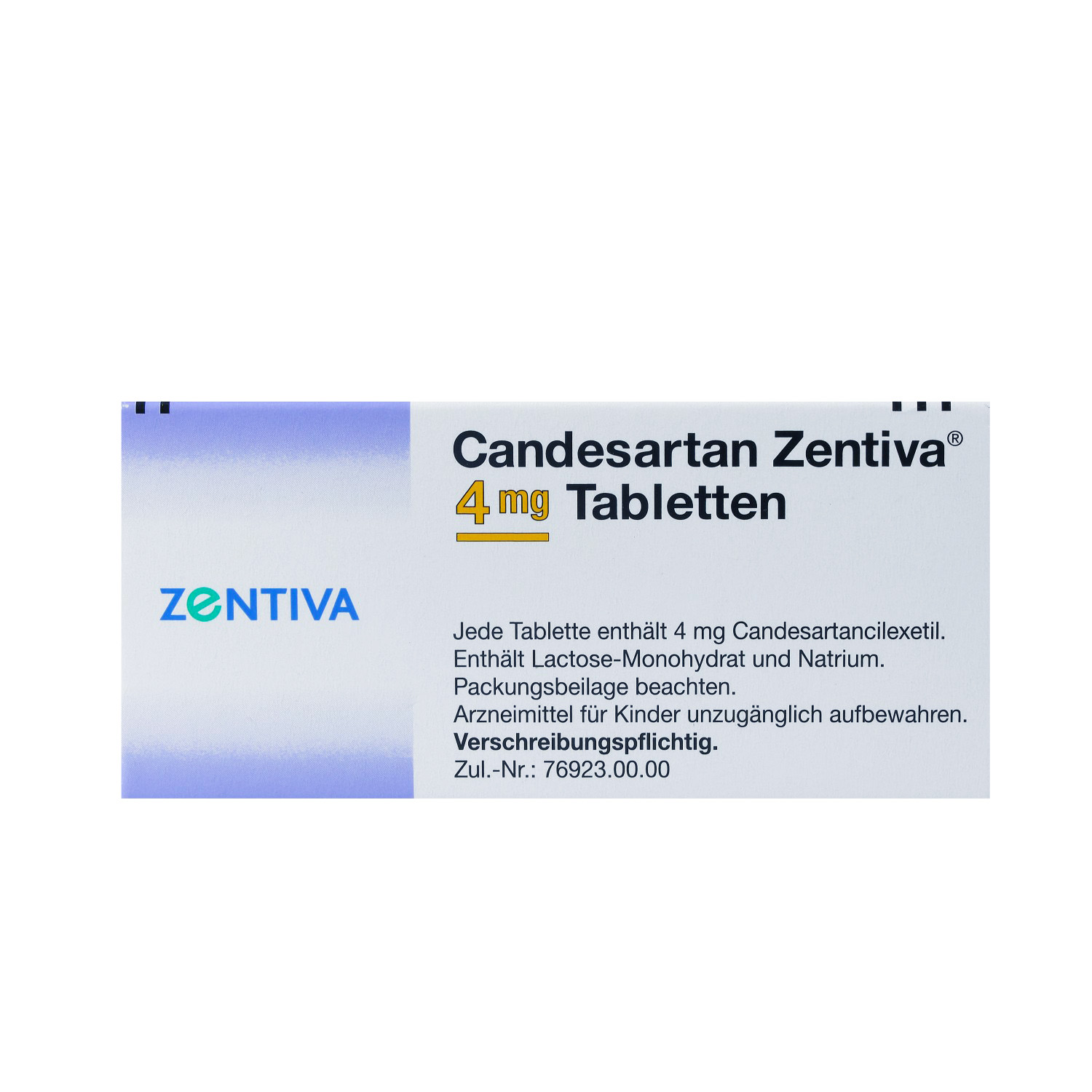 CANDESARTAN Zentiva 4 mg Tabletten