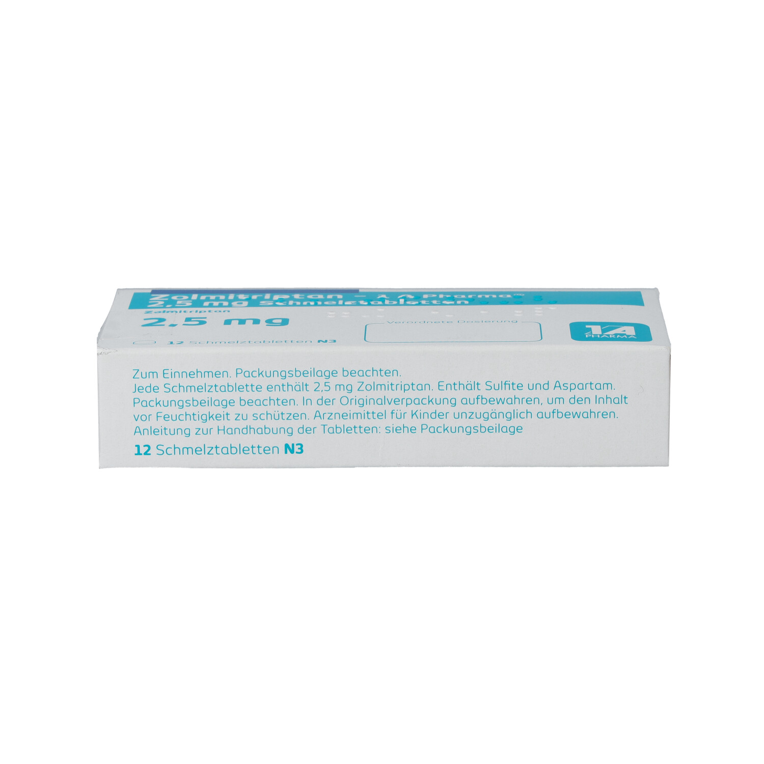 ZOLMITRIPTAN-1A Pharma 2,5 mg Schmelztabletten