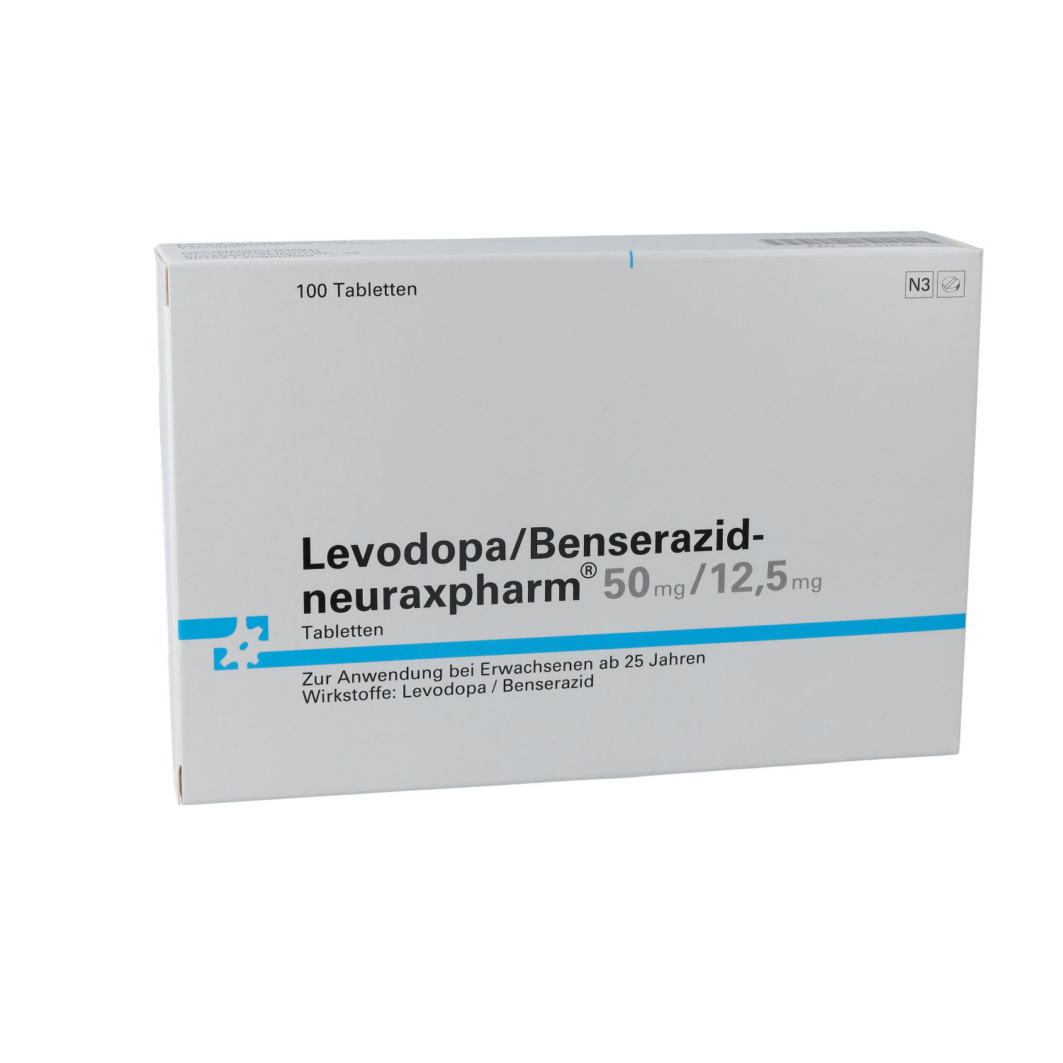 LEVODOPA/Benserazid-neuraxpharm 50 mg/12,5 mg Tab.