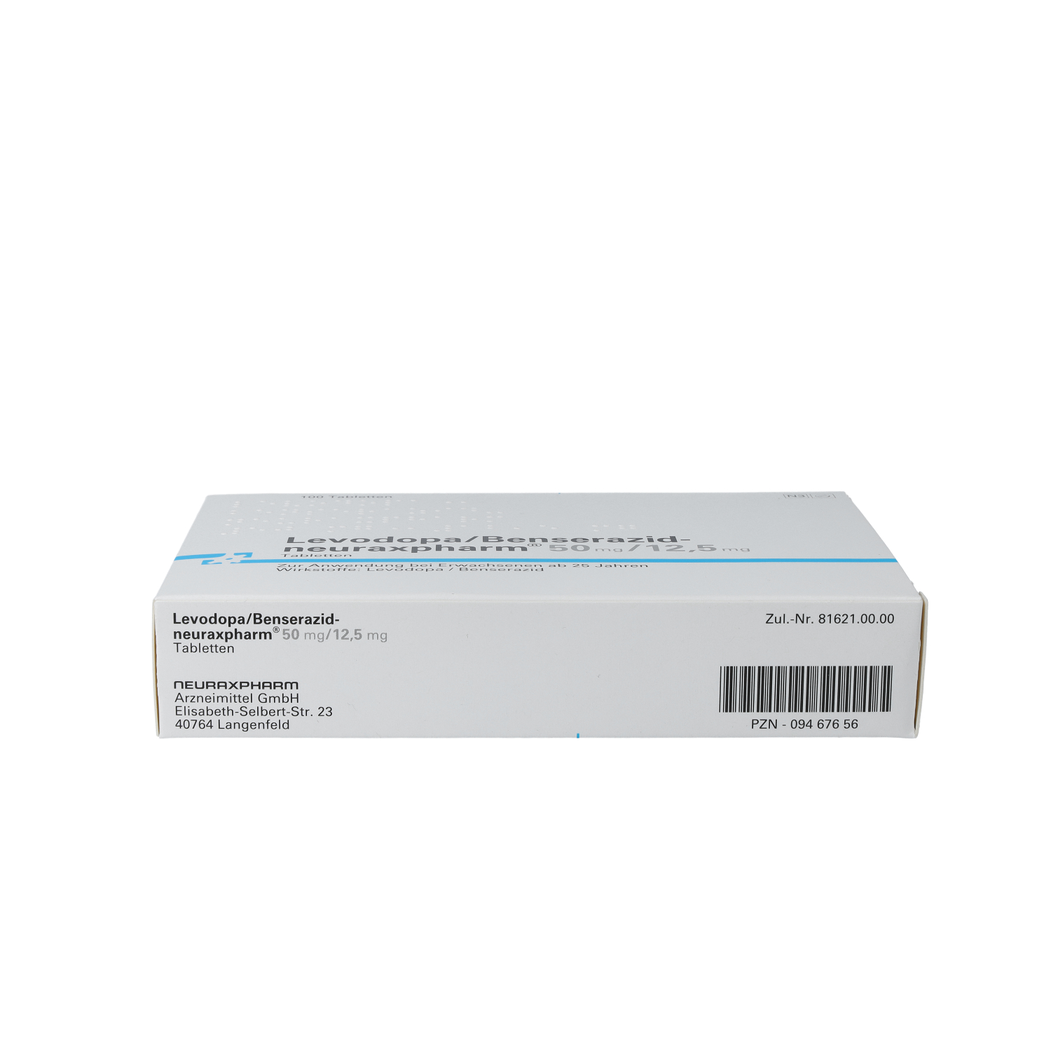 LEVODOPA/Benserazid-neuraxpharm 50 mg/12,5 mg Tab.