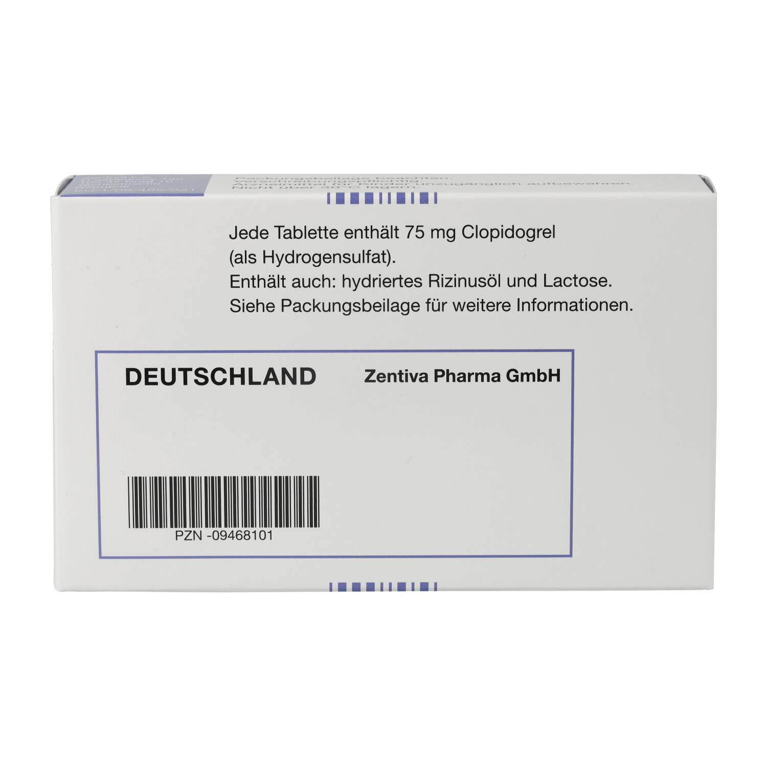 CLOPIDOGREL Zentiva 75 mg Filmtabletten