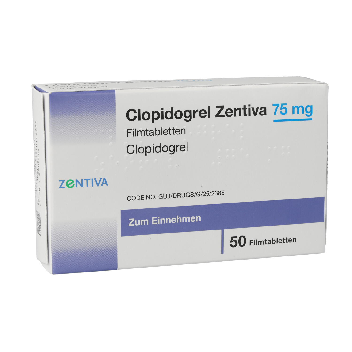 CLOPIDOGREL Zentiva 75 mg Filmtabletten