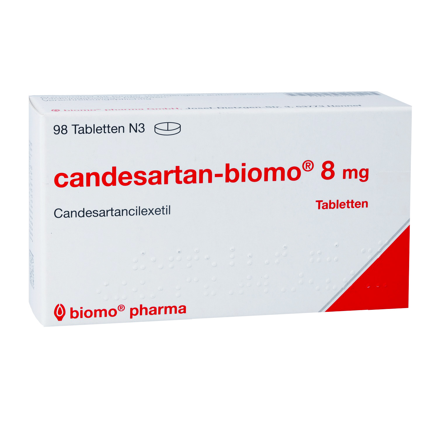 CANDESARTAN-biomo 8 mg Tabletten