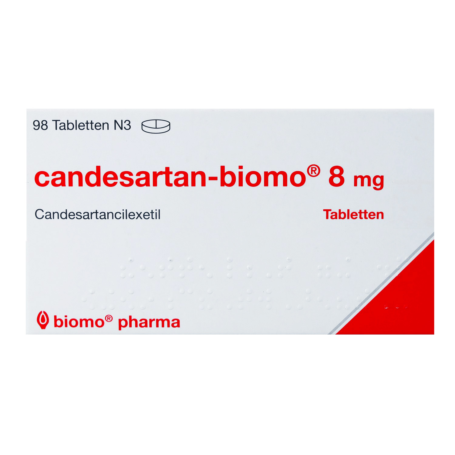 CANDESARTAN-biomo 8 mg Tabletten