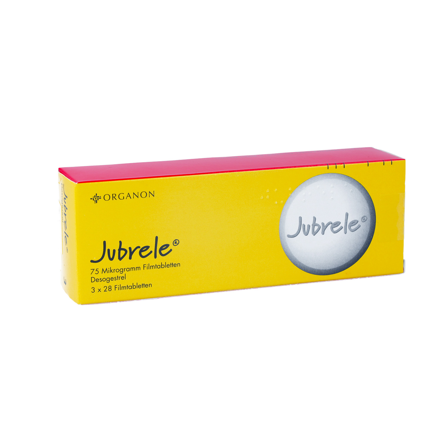 JUBRELE 75 Mikrogramm Filmtabletten Desogestrel