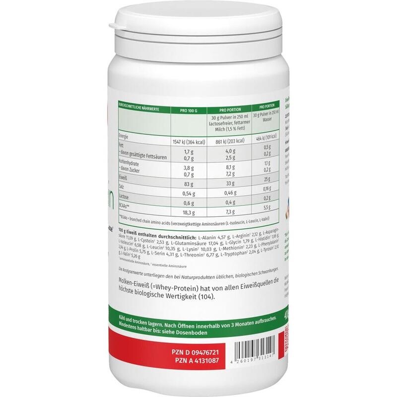 WHEYPROTEIN lactosefrei Schoko Pulver
