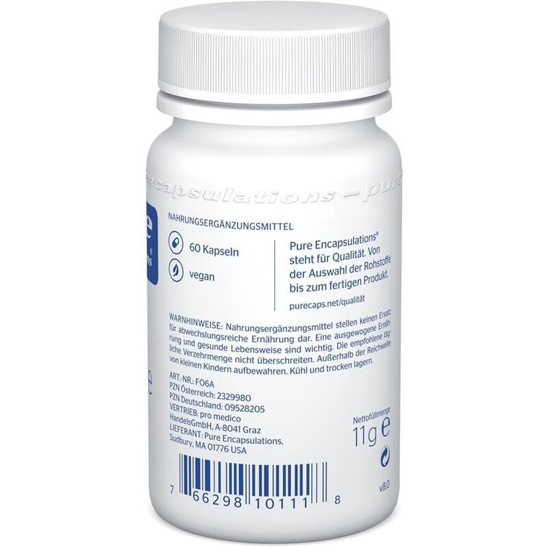 PURE ENCAPSULATIONS Folsäure Kapseln